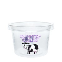 8oz (226g) PRINTED CLOTTED CREAM POT - 97MM